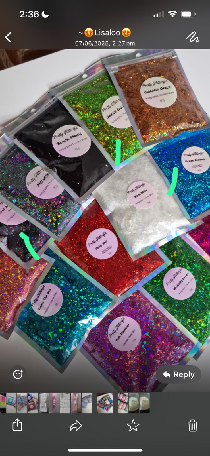 Holographic Chunky glitter
