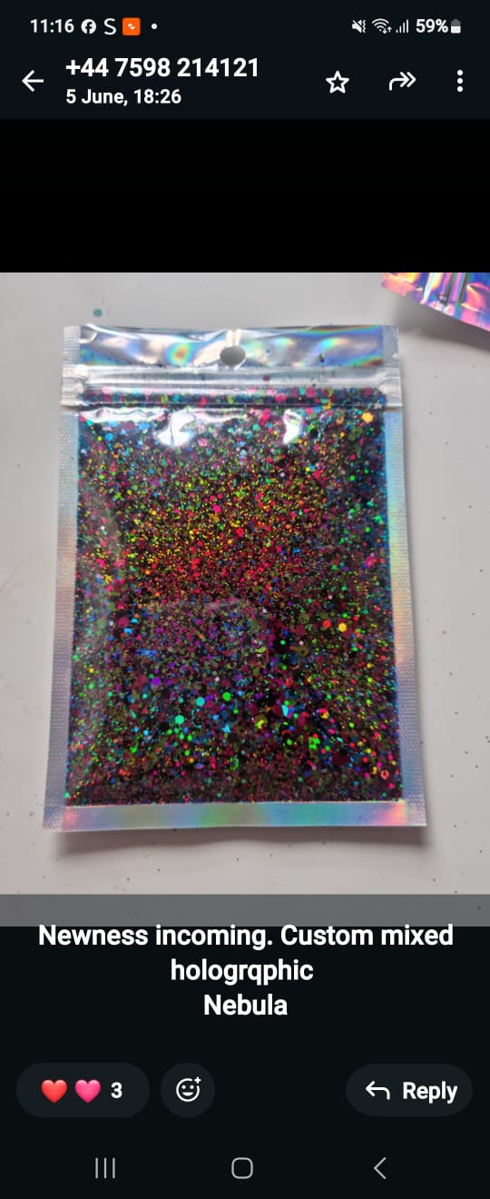 Holographic Chunky glitter