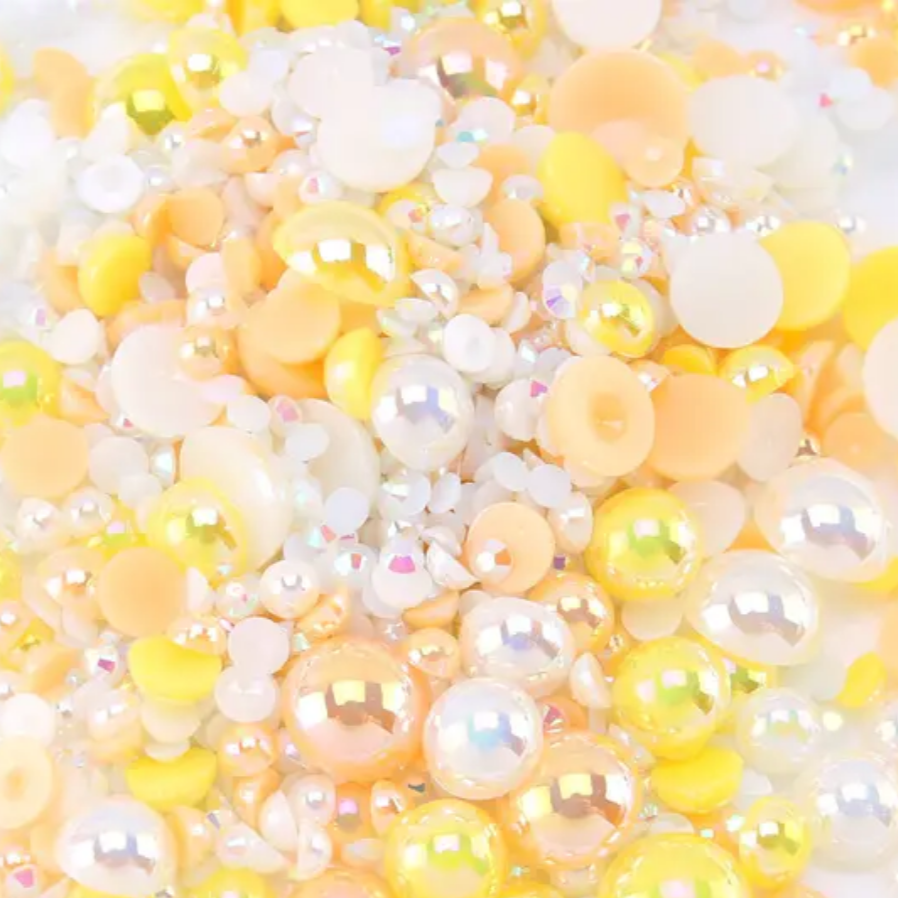 Spring Time Pearl & Rhinestone Mix