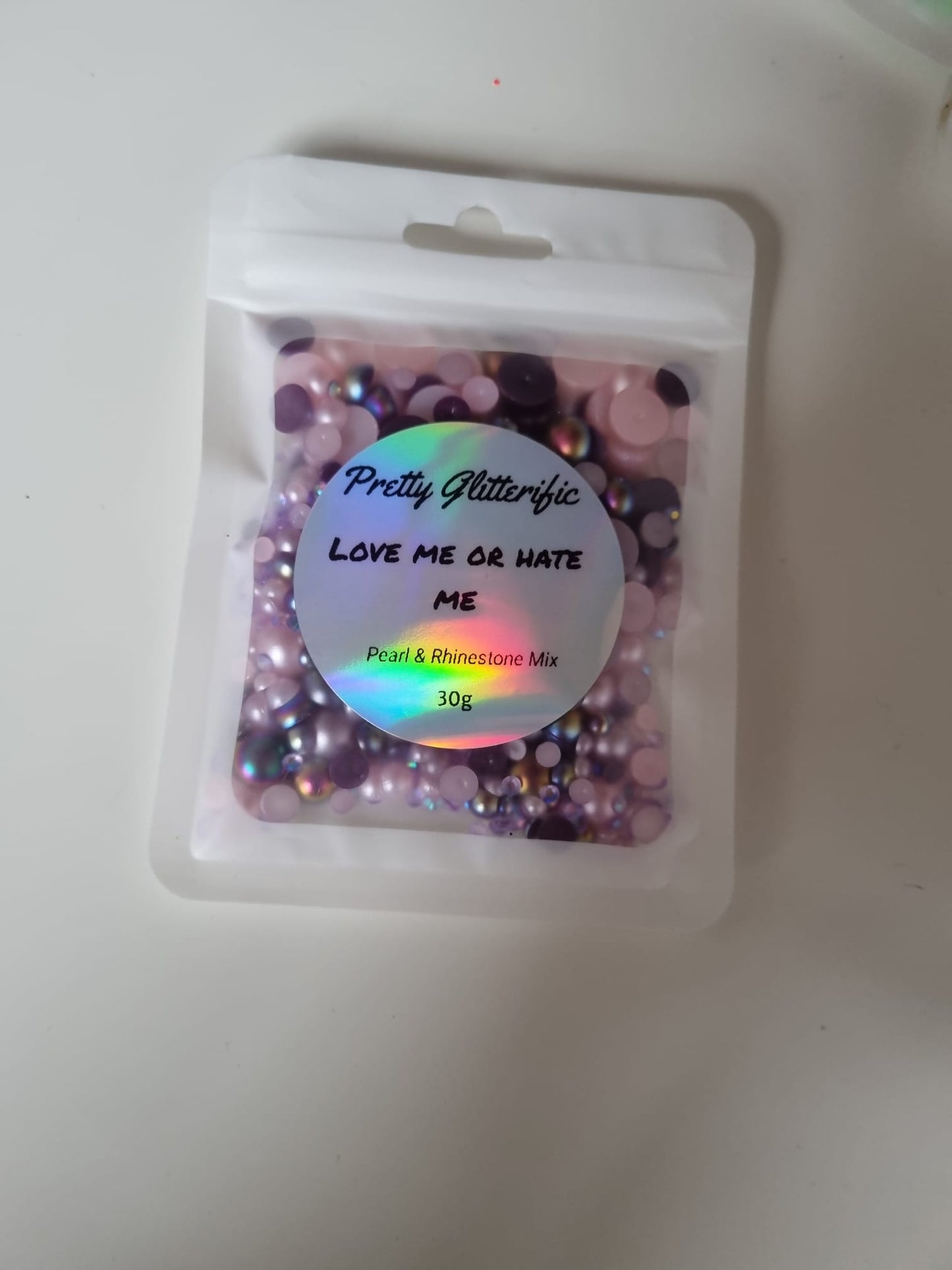 Love Me or Hate Me Pearl & Rhinestone Mix
