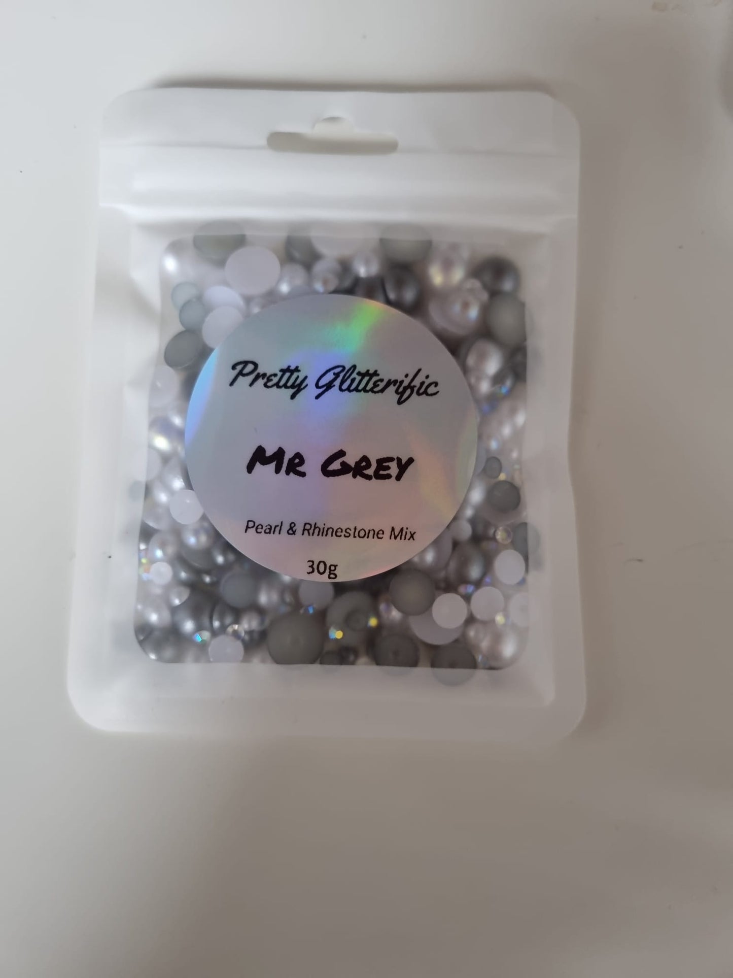 Mr Grey Pearl & Rhinestone Mix