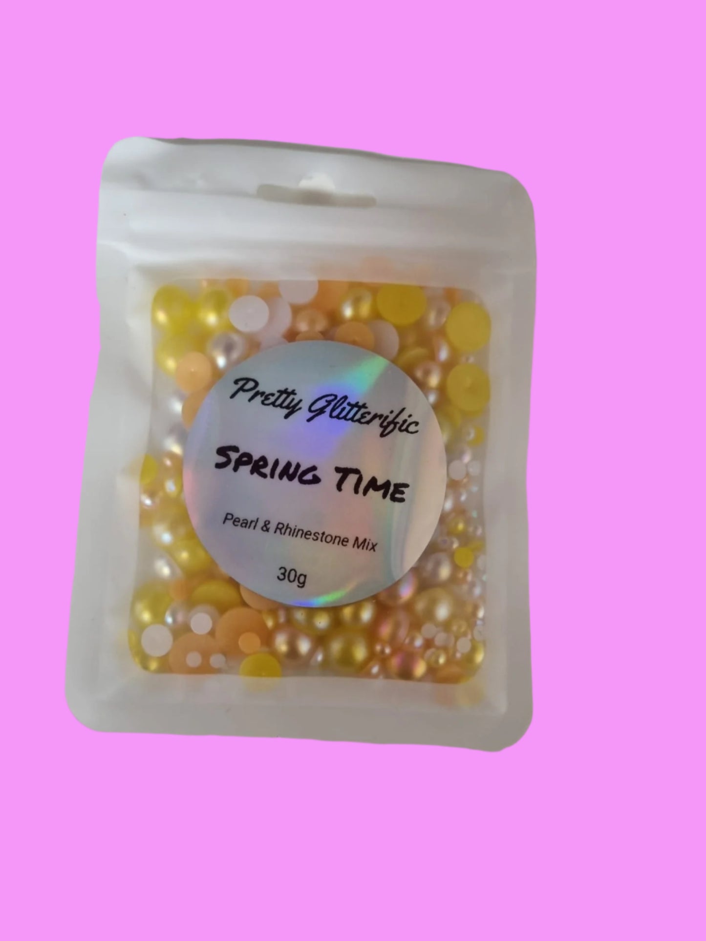 Spring Time Pearl & Rhinestone Mix