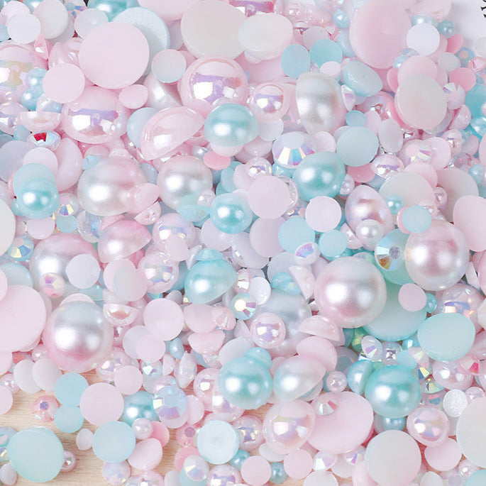 Angel Wings Pearl & Rhinestone Mix