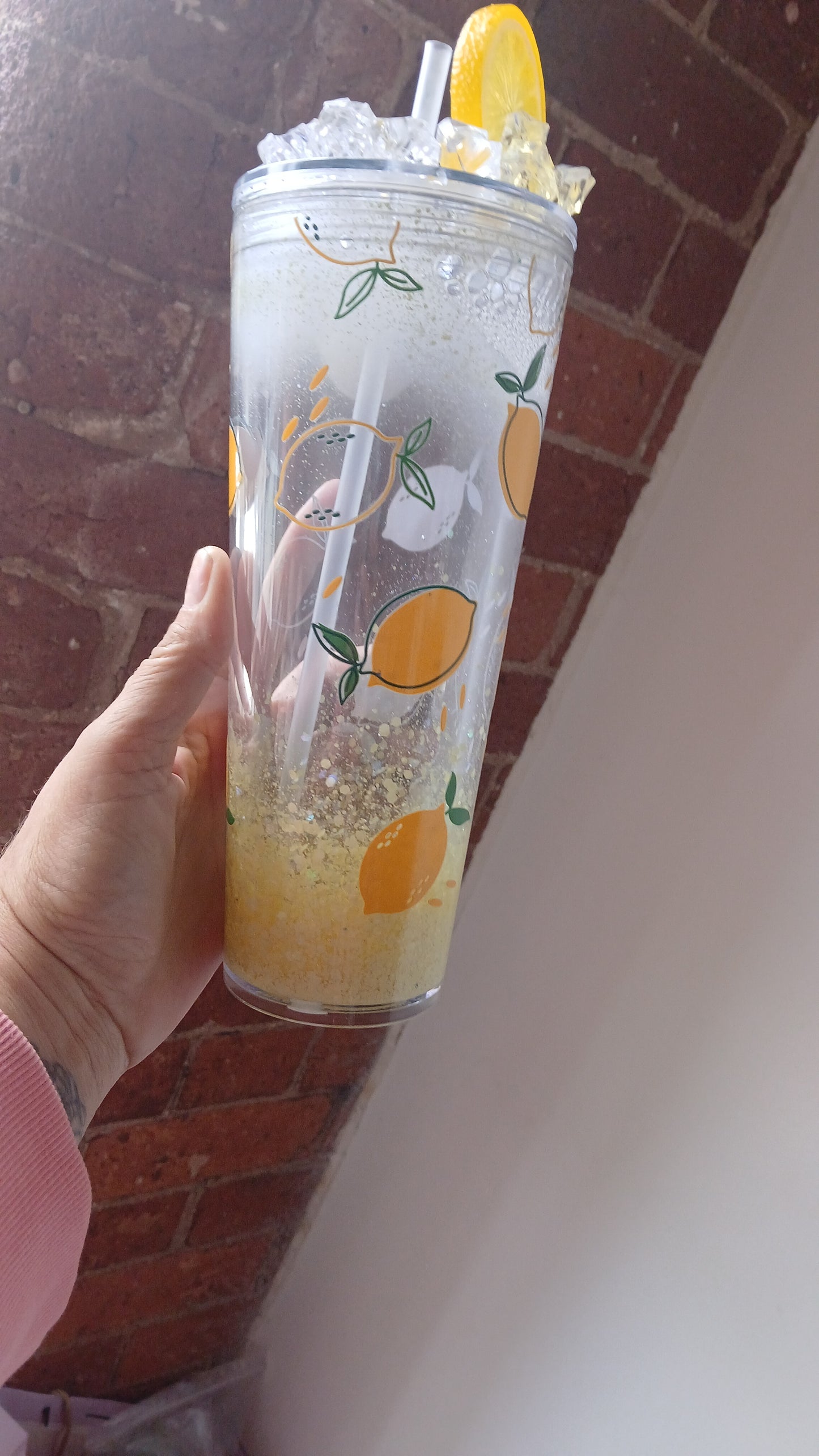 Lemons Glitter 24oz Snowglobe