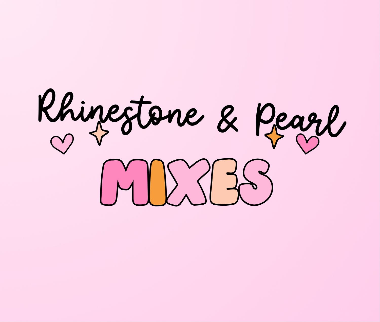 Rhinestone & Pearl Mix