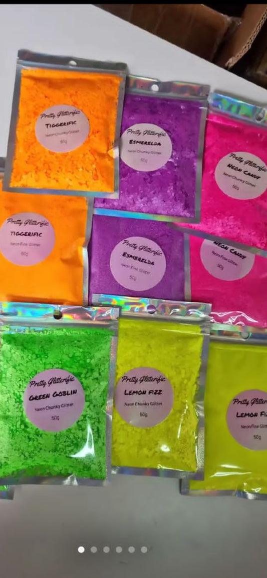 tiggerific - Neon  Chunky Glitter