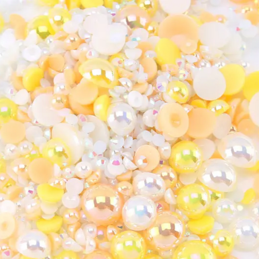 Spring Time Pearl & Rhinestone Mix