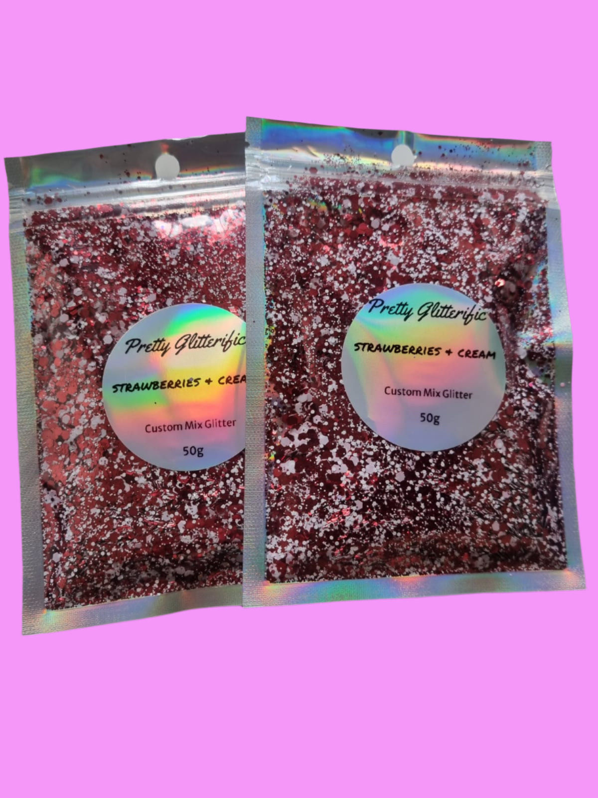 Strawberries & Cream Custom Mix Glitter