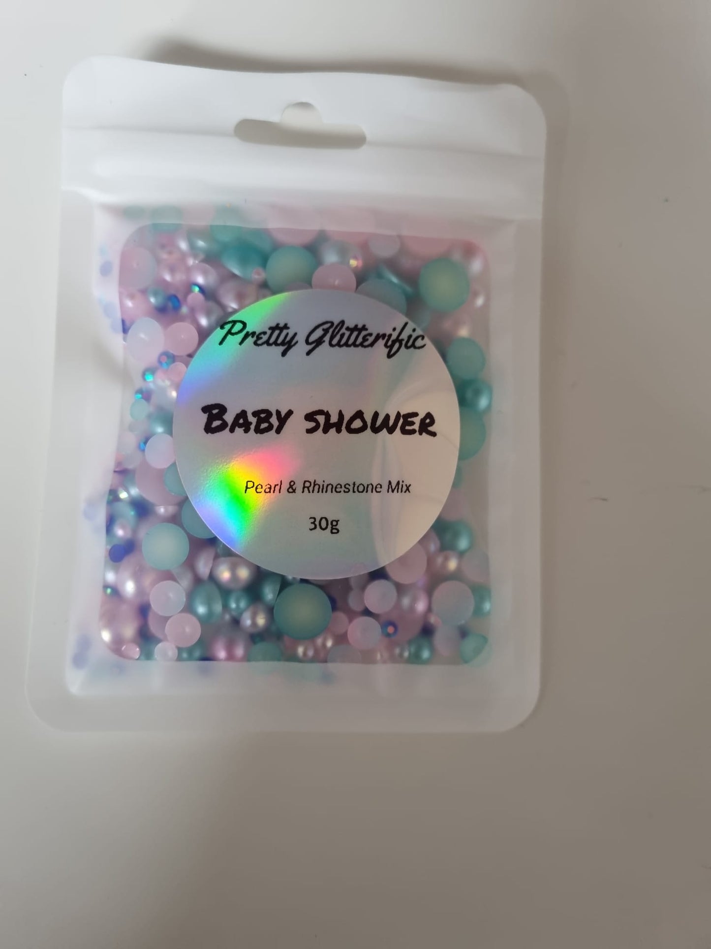 Baby Shower Pearl & Rhinestone Mix