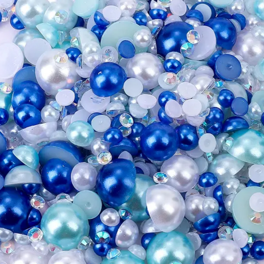 Freshwater Pearl & Rhinestone Mix