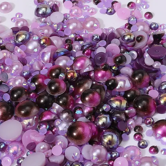 Love Me or Hate Me Pearl & Rhinestone Mix