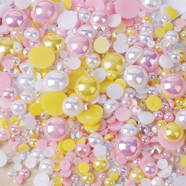 Icing Sugar Pearl & Rhinestone Mix