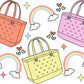 Pastel bags n Rainbows