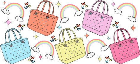 Pastel bags n Rainbows