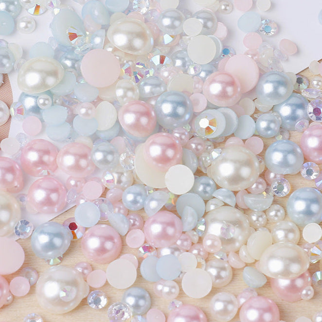 3,2,1 Surprise Pearl & Rhinestone Mix