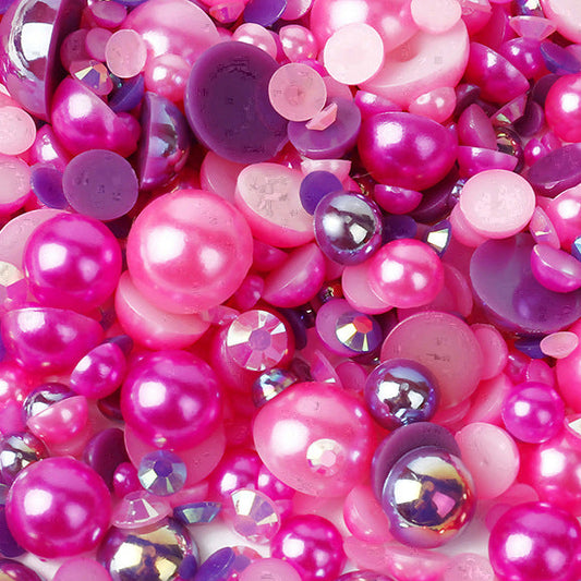 If Kisses were wishes Pearl & Rhinestone Mix