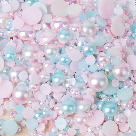 Angel Wings Pearl & Rhinestone Mix
