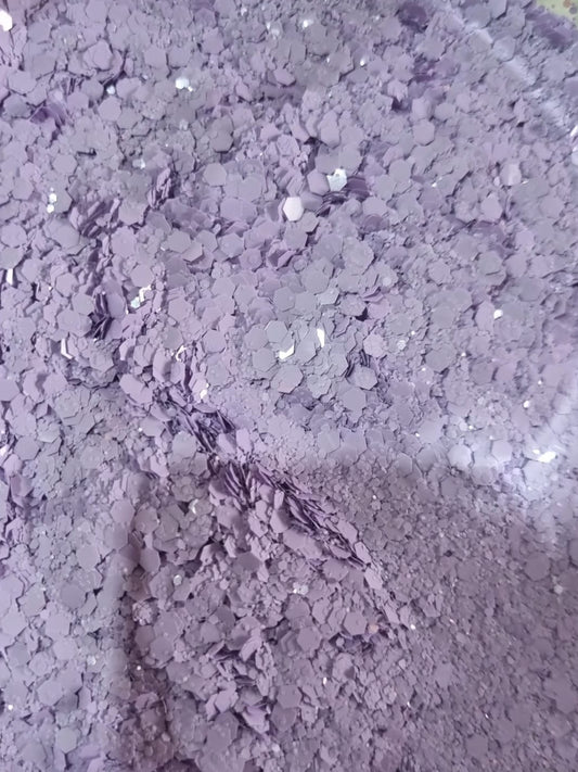 Parma Violet  Pastel Matte Chunky