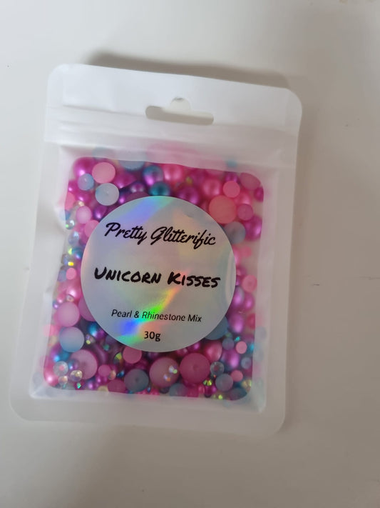 Unicorn Kisses Pearl & Rhinestone Mix