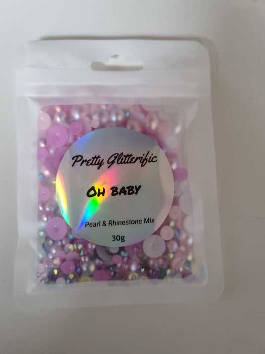 Oh Baby Pearl & Rhinestone Mix