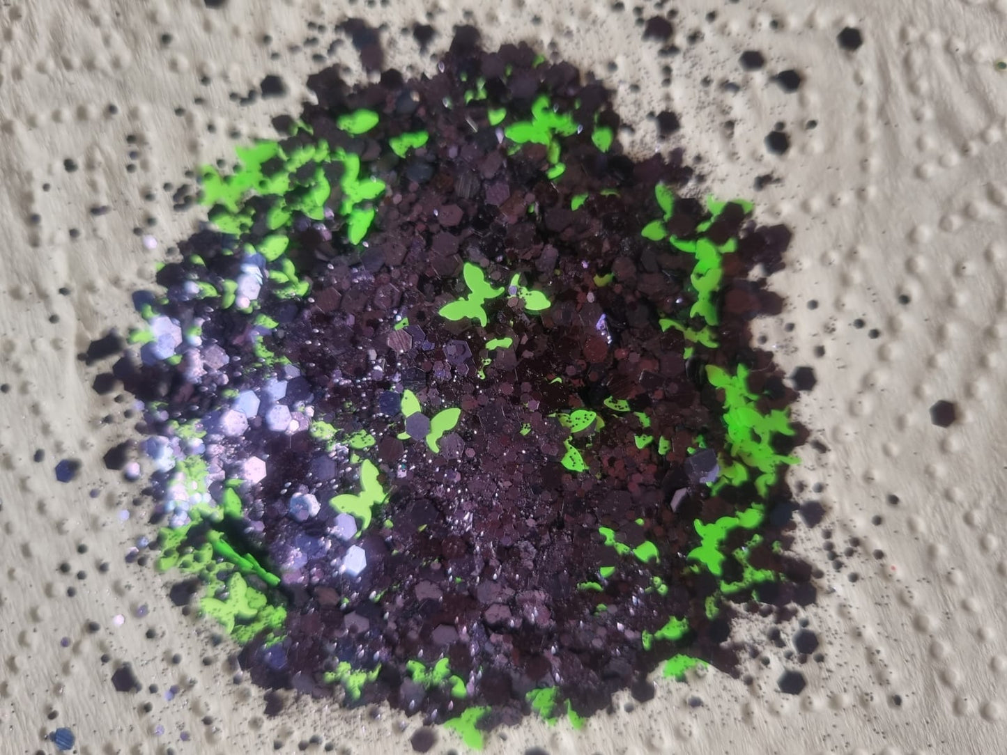 Purple emperor chunky glitter