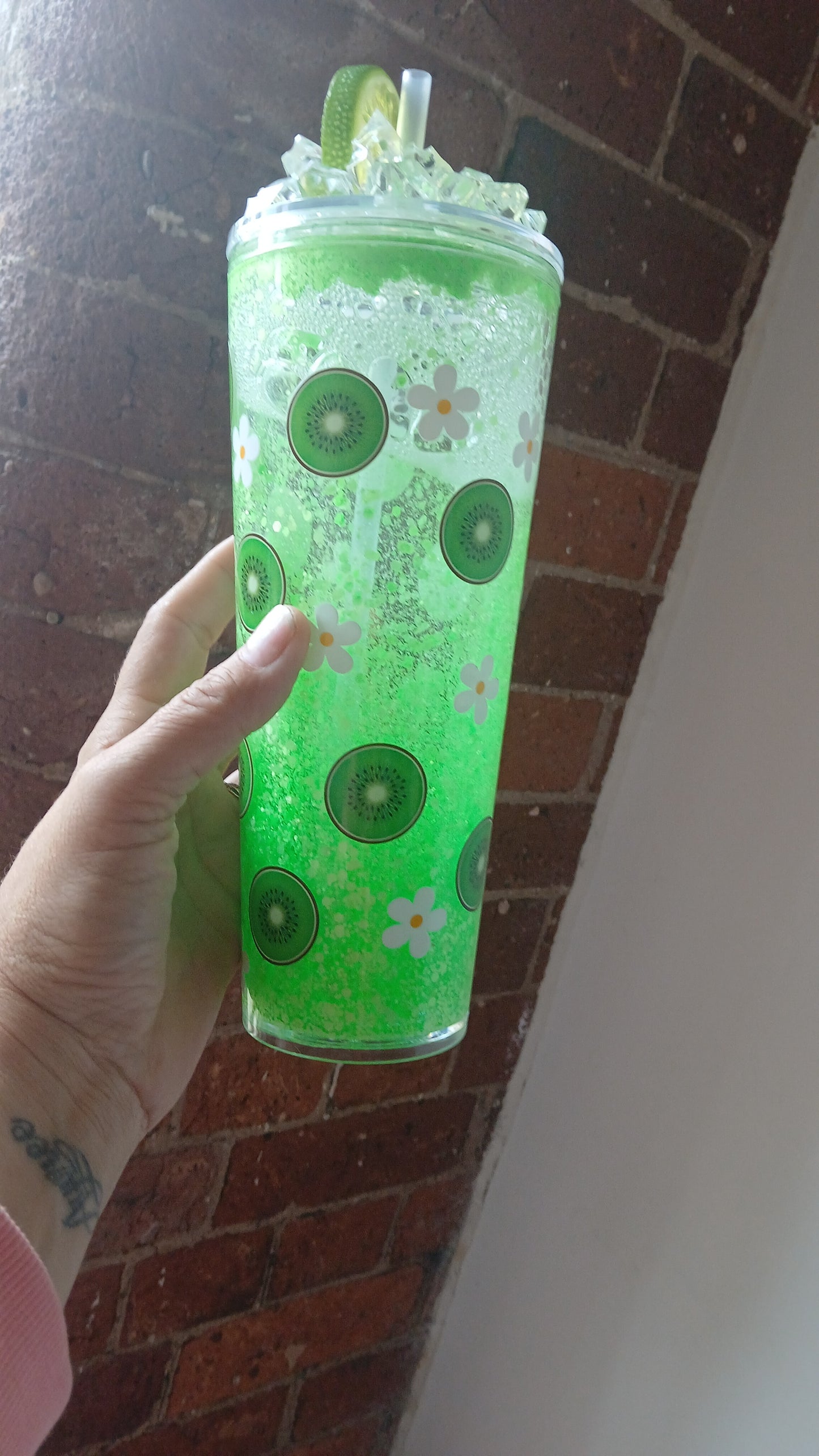 Limes Glitter 24oz Snowglobe