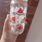 Watermelon 16 oz glass libbey