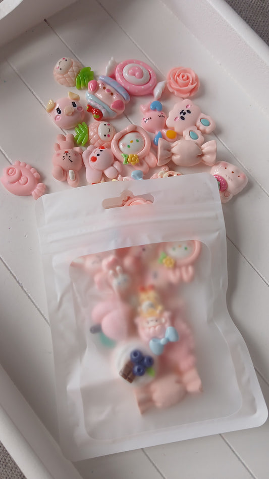 Pretty Pink  Resin Mix (pack of 10)