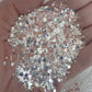 Mirror Silver Glitter