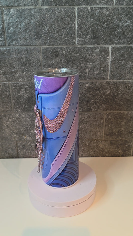 Personalised Blinged 20 oz Nikey