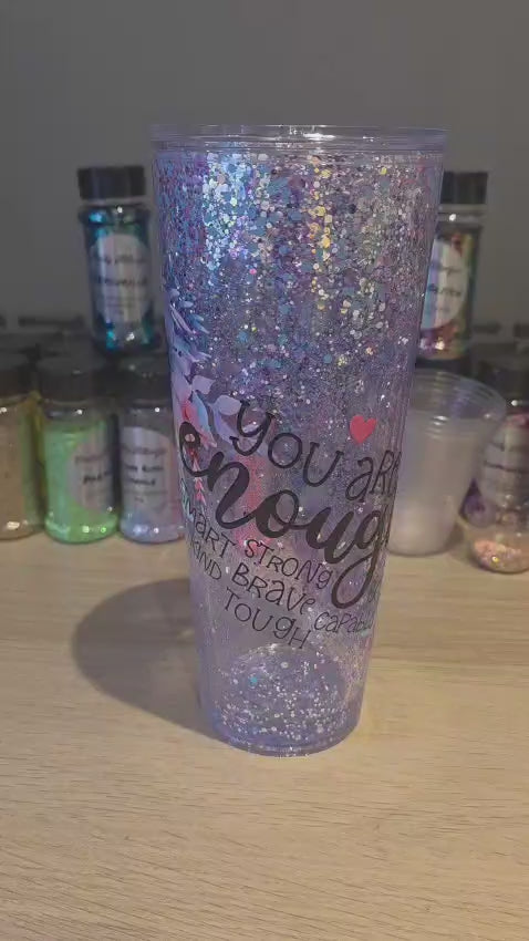 You are enough 24 oz waterfall cup