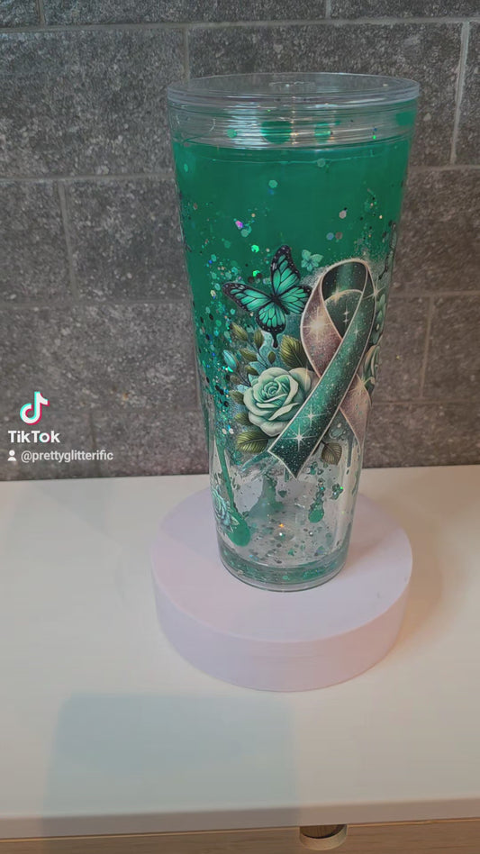 Ovarian Cancer lava drip 24oz