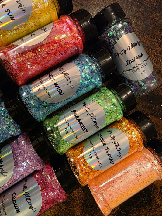 summer sun Pearl Irridescent Chunky Glitter
