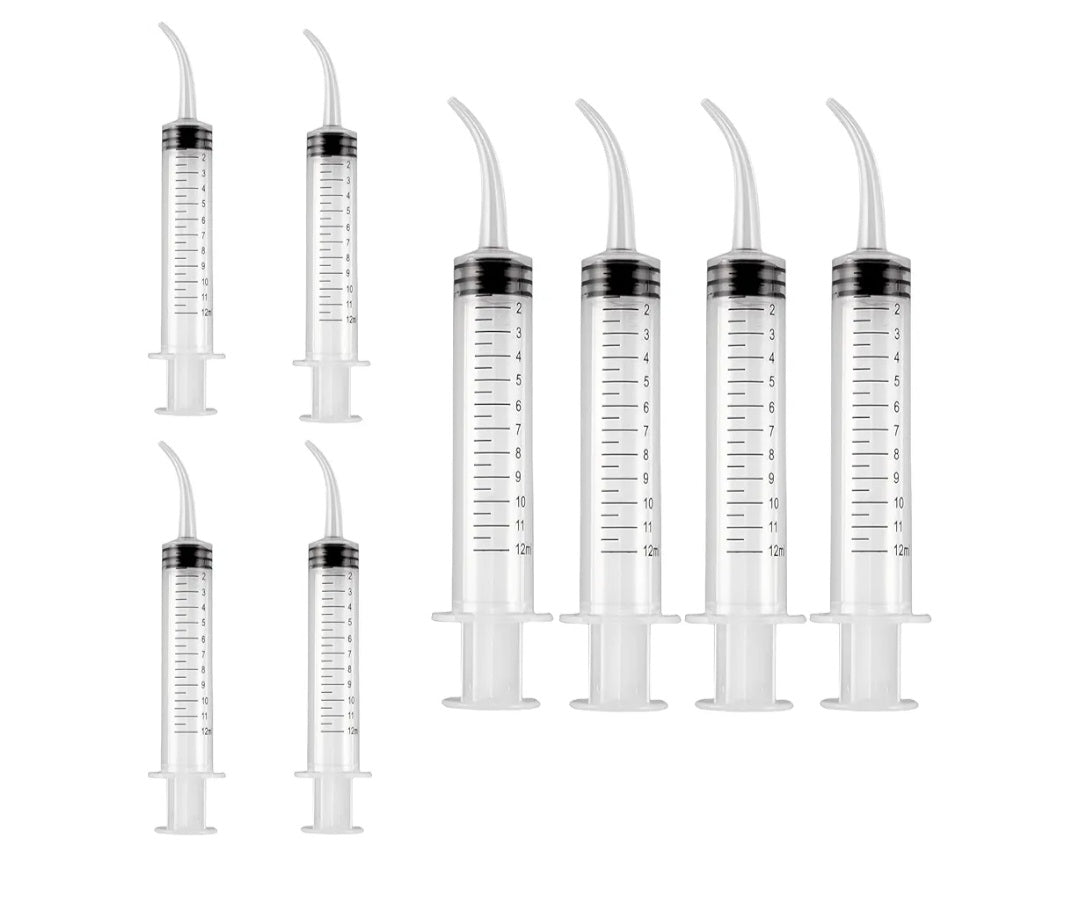 Pack of 3 Curved Syringes