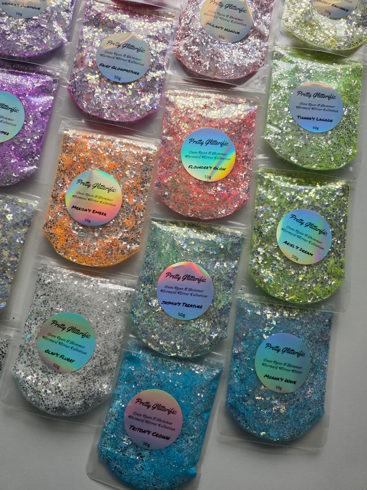 Once Upon A Shimmer collection -mermaid mirror glitter