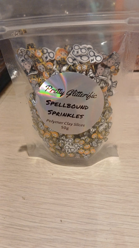 Spellbound Sprinkles polymer clay slices