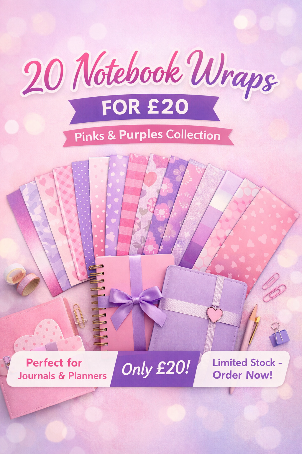 A5 notebook Wrap Bundle 20 for £20