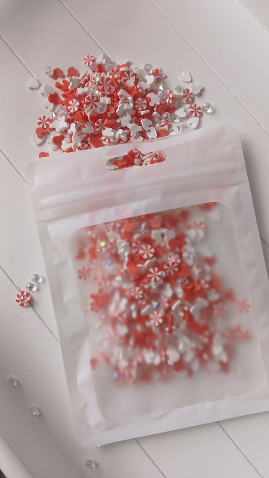 Candy Canes at Xmas Polymer Mix  30g